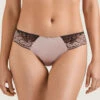Tanga Sexy En Soie Collection Femme Glamour Coloris Sonate (rose Poudré) De Chez Aubade Paris.  -Sous Vêtement Soldes Magasin Tanga sexy Femme Glamour sonate Aubade rose poudre MD26 SONA face