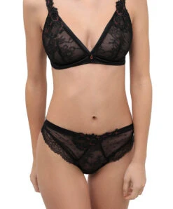 Tanga Sexy Ligne Soirée Libertine De La Marque De Lingerie Française Lise Charmel.  -Sous Vêtement Soldes Magasin Tanga sexy Lise Charmel Soiree libertine noir ACG0050 NO 3