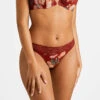 Tanga Aubade De La Collection Sweet Folk. 2 Tanga Aubade De La Collection Sweet Folk. -Sous Vêtement Soldes Magasin Tanga sweet folk Aubade sienna RP26 SIEN