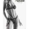 Aubade Body De La Collection Boite à Désir Frisson Ephémère. -Sous Vêtement Soldes Magasin body frisson ephemere Boite a desir Aubade noir P086I 2 NOIR 6