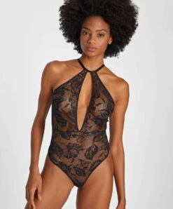 Body Aubade De La Collection Boites à Désir Twist And Love. -Sous Vêtement Soldes Magasin body twist and love Boite a desir Aubade noir P086R NOIR 2