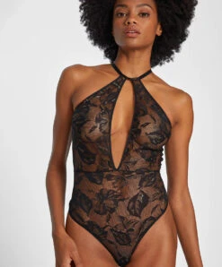 Body Aubade De La Collection Boites à Désir Twist And Love. -Sous Vêtement Soldes Magasin body twist and love Boite a desir Aubade noir P086R NOIR 3