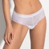 Boxer Antigel De Lise Charmel De La Collection Sensualité Douceur Au Coloris Blanc. -Sous Vêtement Soldes Magasin boxer sensualite douceur Antigel de Lise Charmel blanc 1