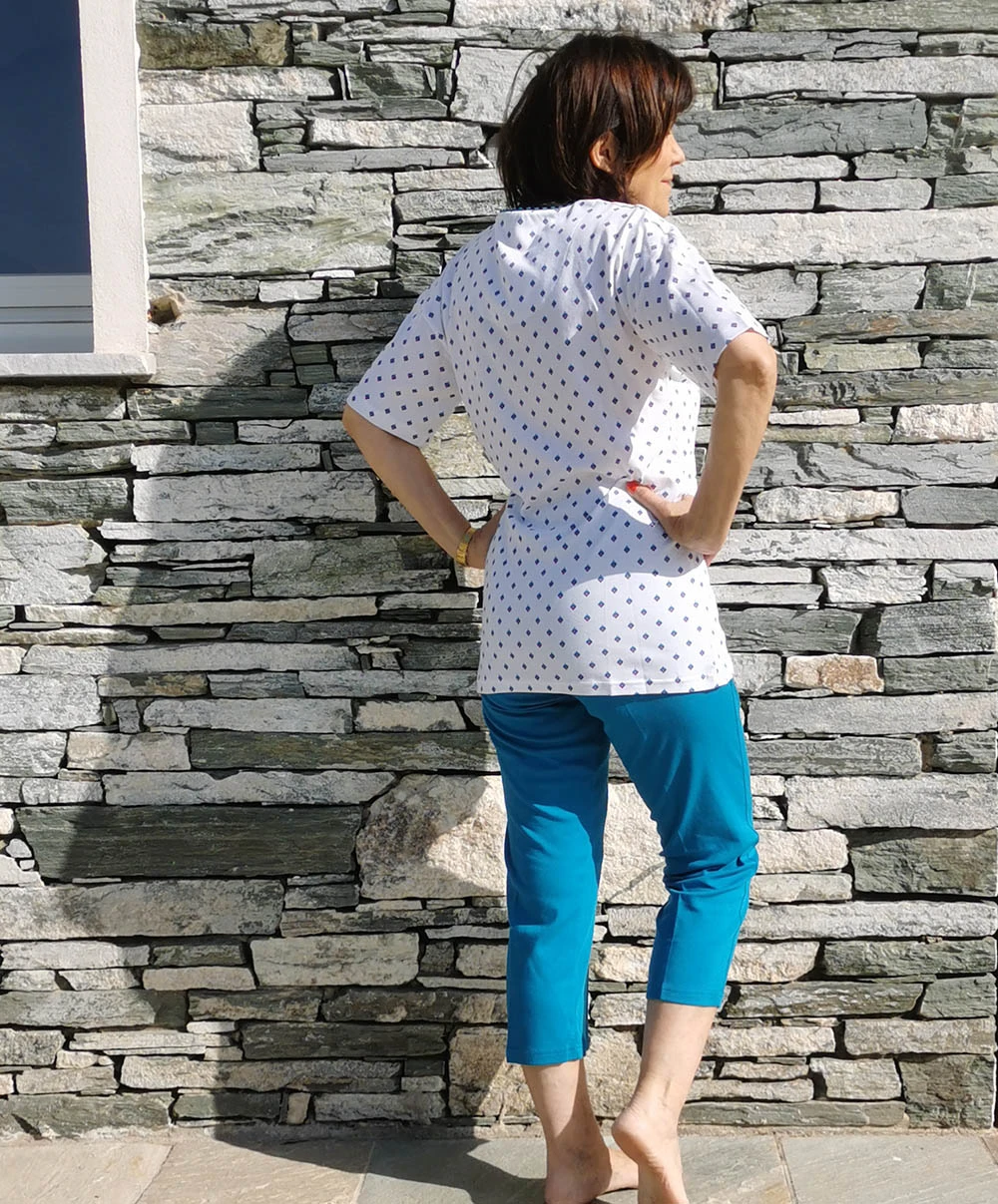 Pyjama Corsaire Canat Modèle Dolly. 4 Pyjama Corsaire Canat Modèle Dolly. – Image 2