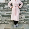 Robe De Chambre Poudreuse1 De La Collection Homewear Et Tenue D'intérieur De La Marque Canat. -Sous Vêtement Soldes Magasin robe de chambre Canat poudreuse1 nacree